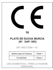 Certificado Calidad Plato Ducha Murcia