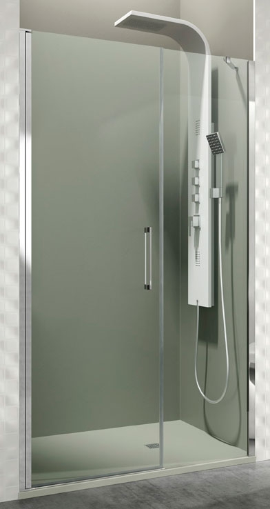 Mampara de ducha fijo + puerta abatible Open Combi E
