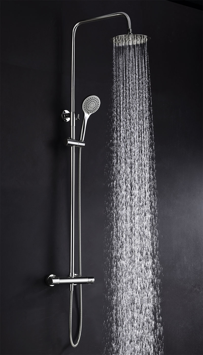 Conjunto de ducha termostática Creta