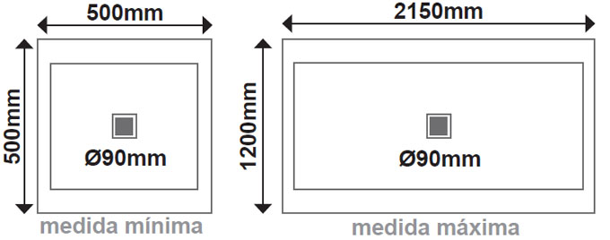 Medidas plato de ducha Syan Asia
