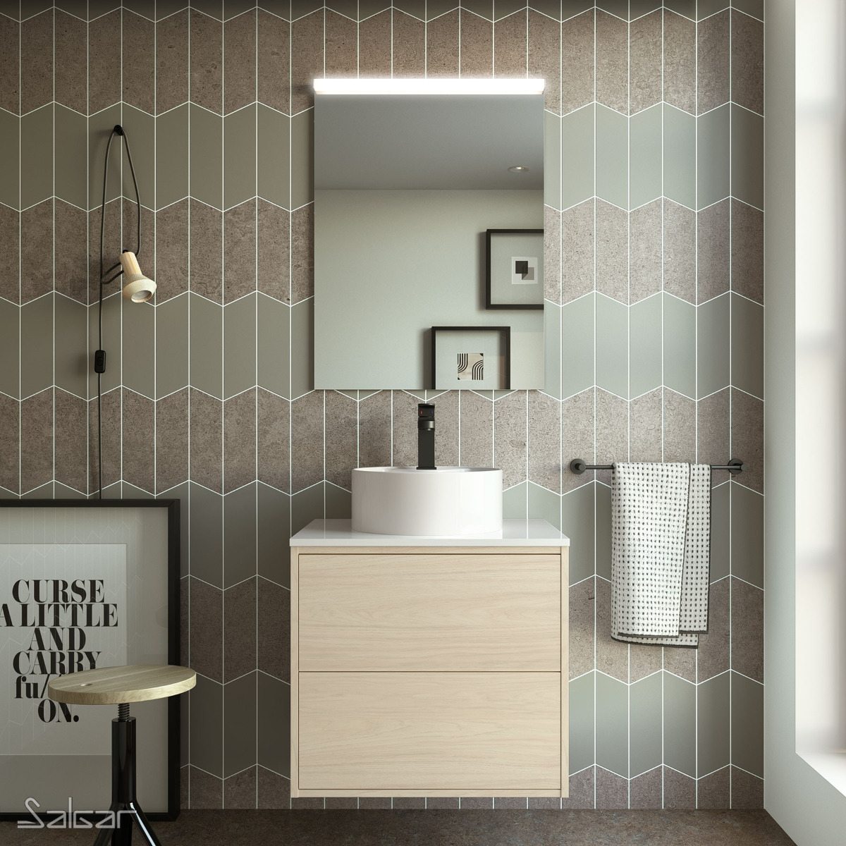 Mueble de baño Salgar Optimus 600 Nordick